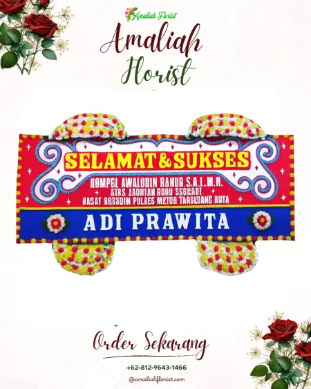 Papan Bunga Ucapan Selamat Mendahara Ulu